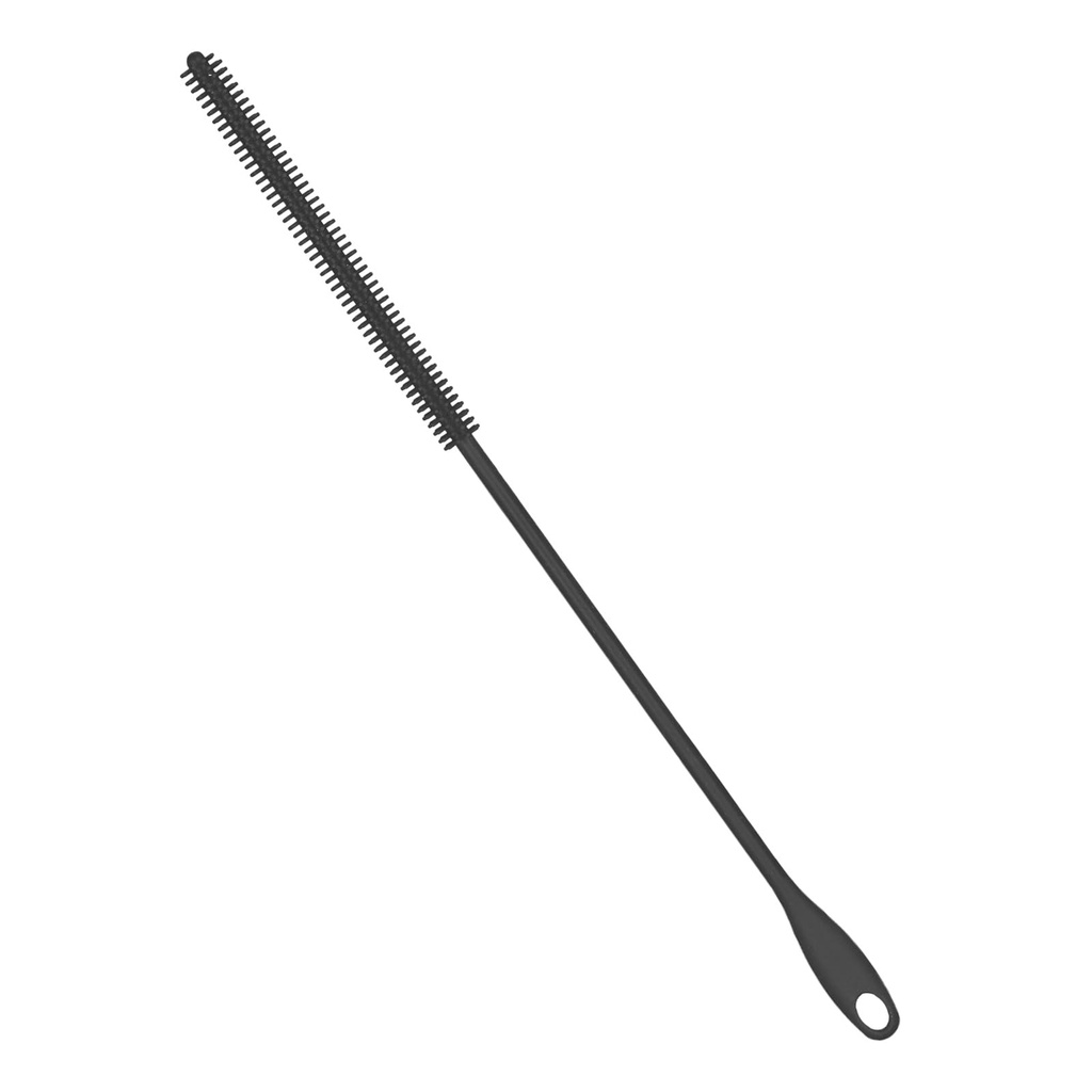 8mm Silicone Straw Brush, 9.45in Extra Long Straw Cleaner Bendable Reusable Straw Crevice 