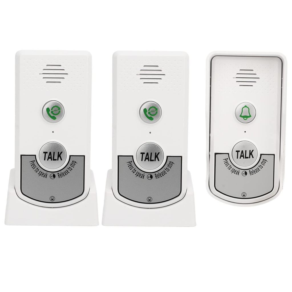 Wireless Voice Intercom Doorbell, 2-Way Intercom Systems for Home Waterproof Door Chime Kit