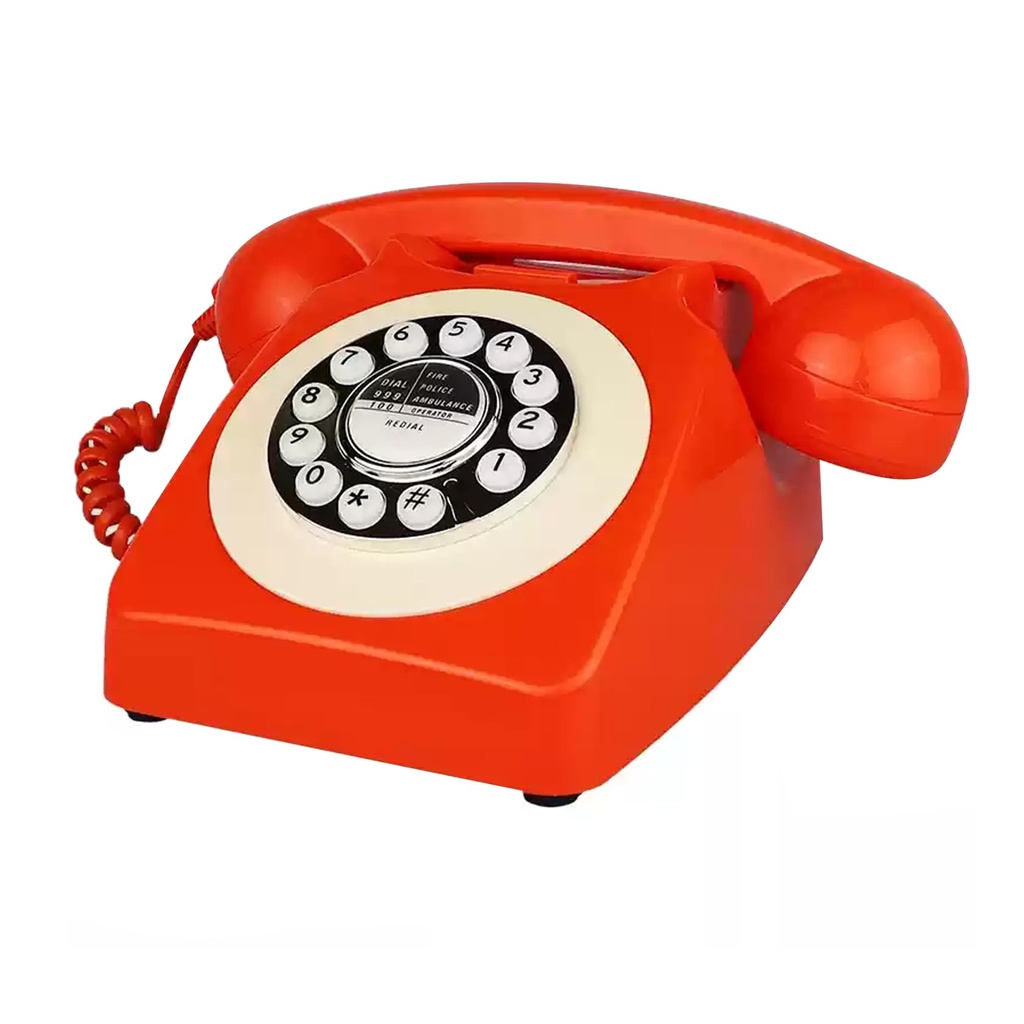 Retro Phone, TelPal Corded Telephone, Old Fashion Telephones, Vintage Antique Desktop Phone