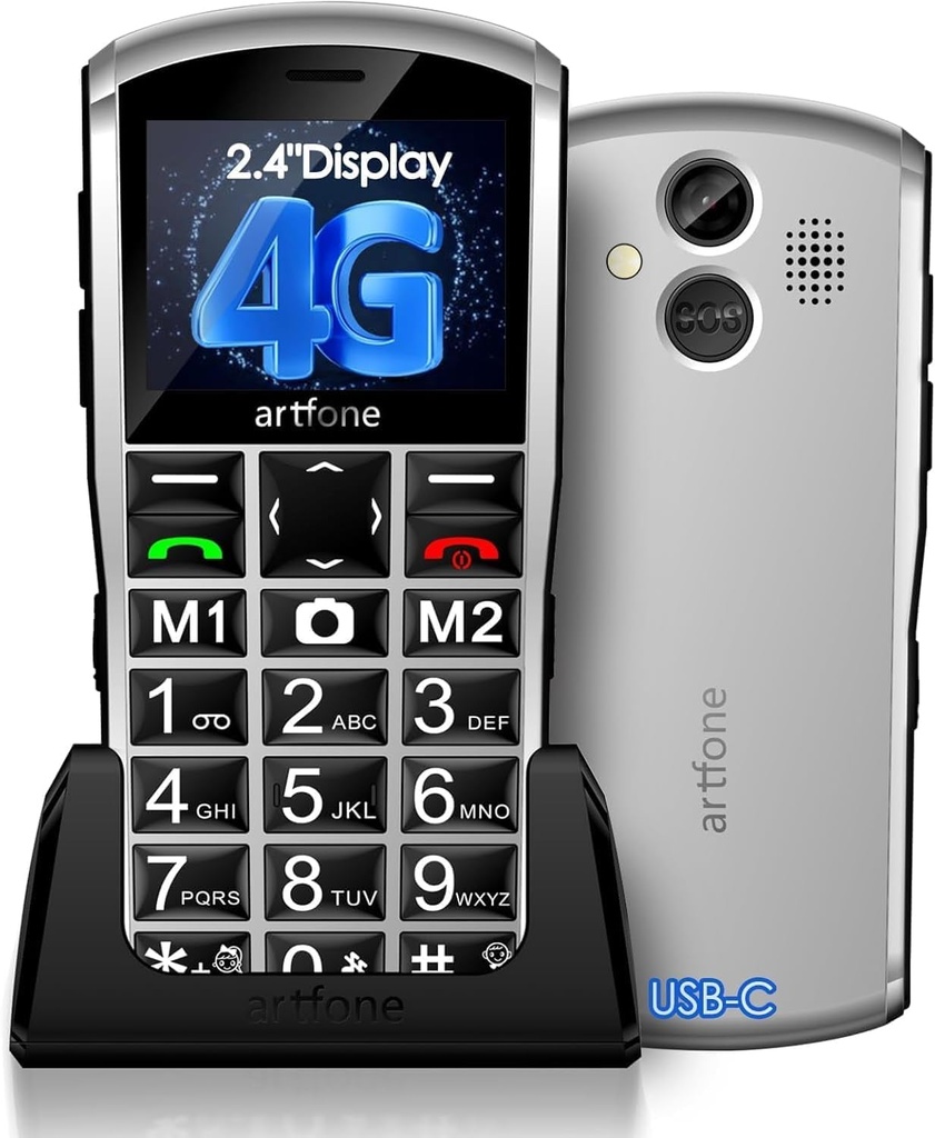 artfone A400 4G Big Button Mobile Phone for Elderly