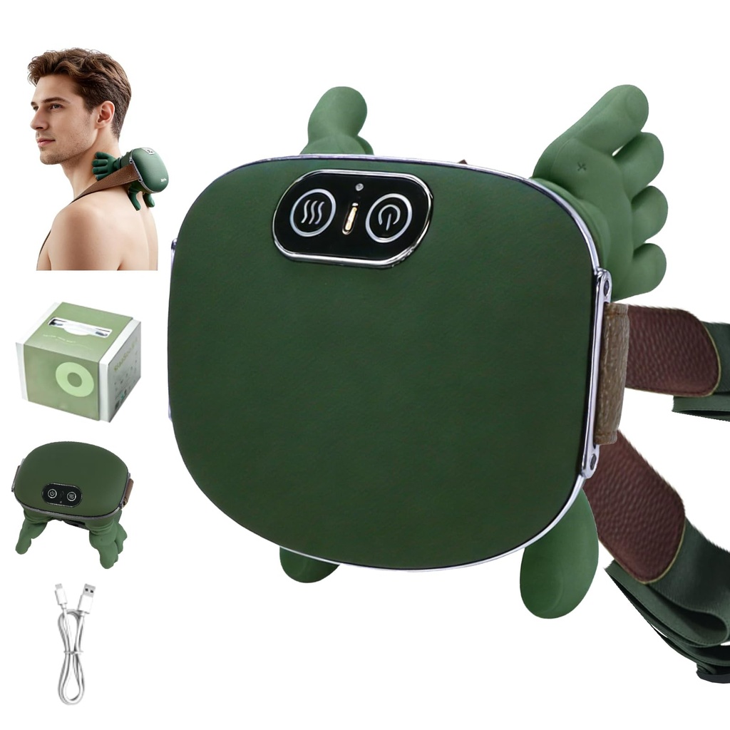 IOUGDSEC Upgraded Neck and Shoulder Massager,Professional Shiatsu Neck Massager
