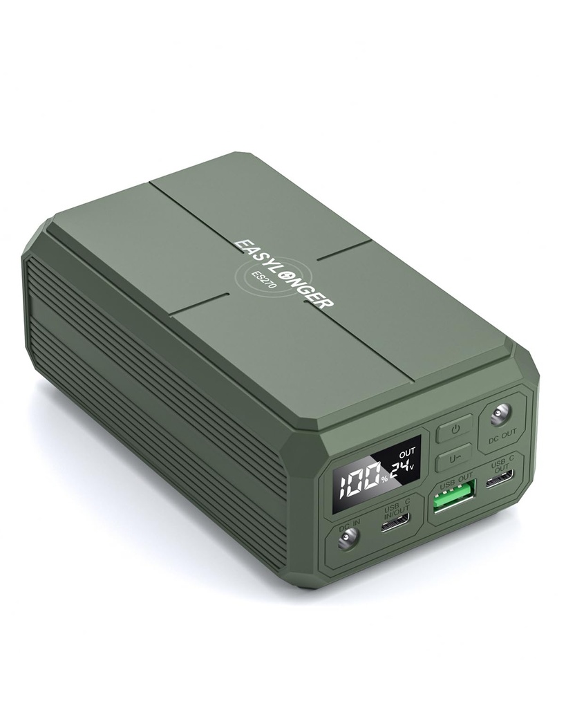 EASYLONGER ES270 CPAP Battery for Air-travel, 99.9Wh CPAP Battery for Camping, CPAP Power Bank