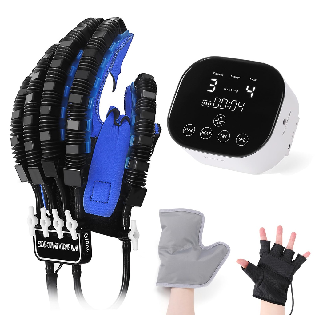 Rehabilitation Robot Gloves Hemiplegia Hand Stroke Recovery Equipment, Hand Dysfunction Left (M)