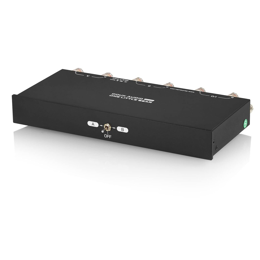 2 Zone Amplifier/Speaker Selector Box Passive Audio Switcher for Home Stereos