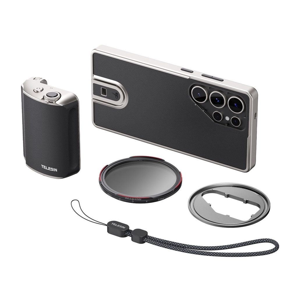 TELESIN Fun Shot Mastergrip Phone Camera Grip Photography Kit (Grip + Phone Case + 67mm VND)