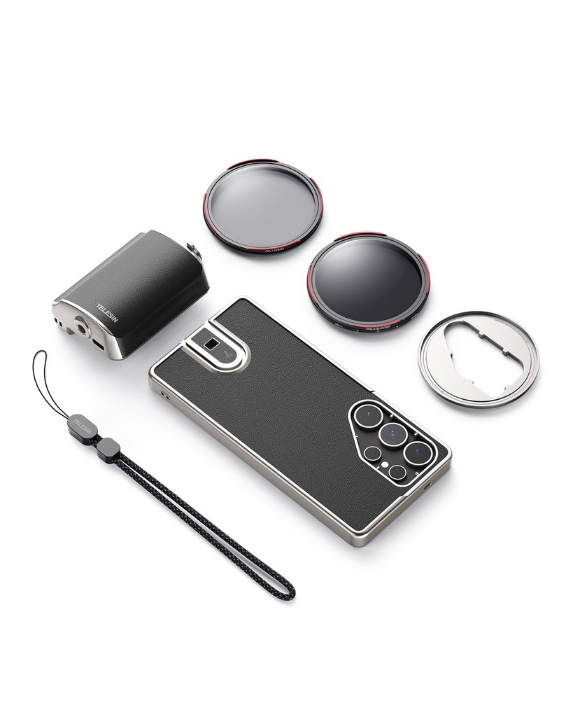 TELESIN Fun Shot Mastergrip Phone Camera Grip Photography Kit (Grip+Phone Case+67mm VND Lens