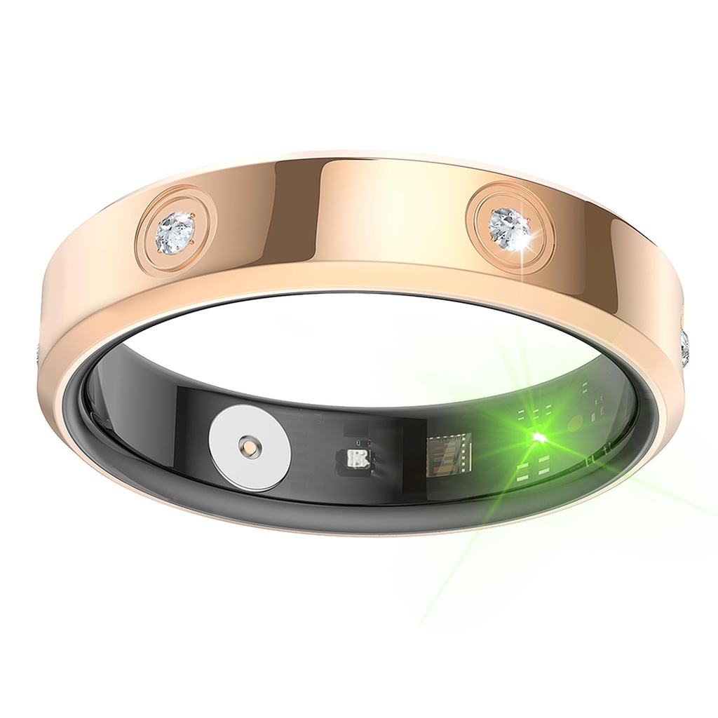 findtime Smart Ring Women Fitness Ring Pedometer Heart Rate Monitor Sleep Tracker Step Count