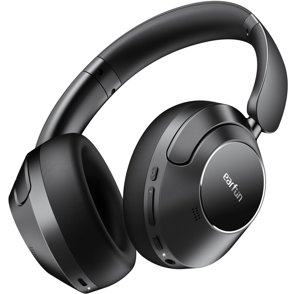 EarFun Wave Pro Hybrid Active Noise Cancelling Headphones, Wireless Over Ear Bluetooth