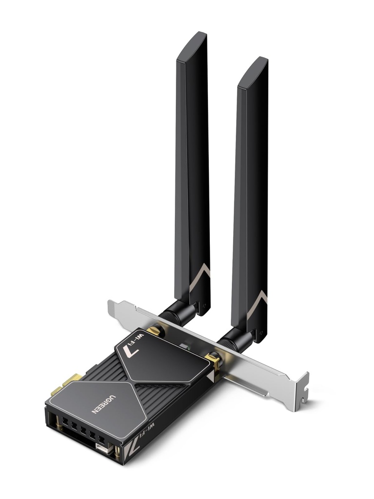 UGREEN WiFi 7 BE6500 PCIe WiFi Card with Bluetooth 5.4, 6GHz Band, Multi-Link Operation, WPA