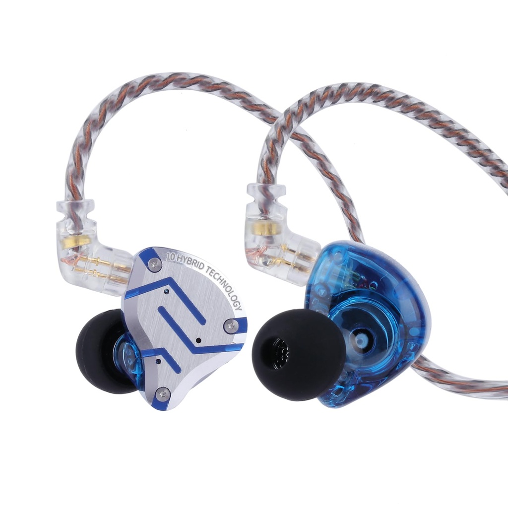 Linsoul KZ ZS10 Pro, 4BA+1DD 5 Driver in Ear Monitor, HiFi Wired Earbuds, Gaming Earbuds, Hy
