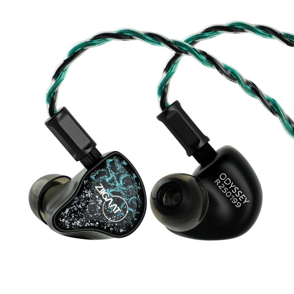 Linsoul ZiiGaat x Hangout. Audio: Odyssey 2 In Ear Monitor, 1DD + 3BA Hybrid IEM, HiFi Wire