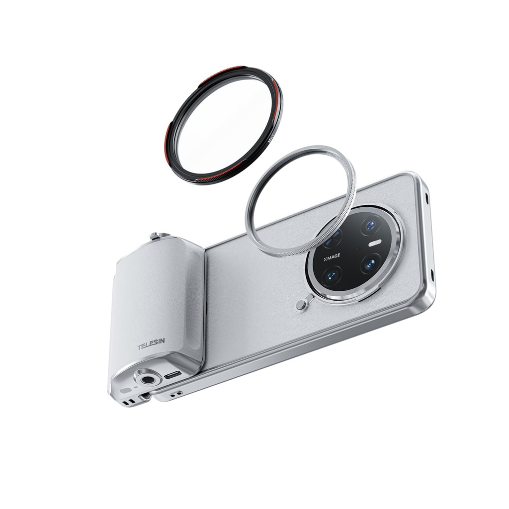 TELESIN Fun Shot Mastergrip Phone Camera Grip Photography Kit (Grip + Phone Case + 58mm CPL