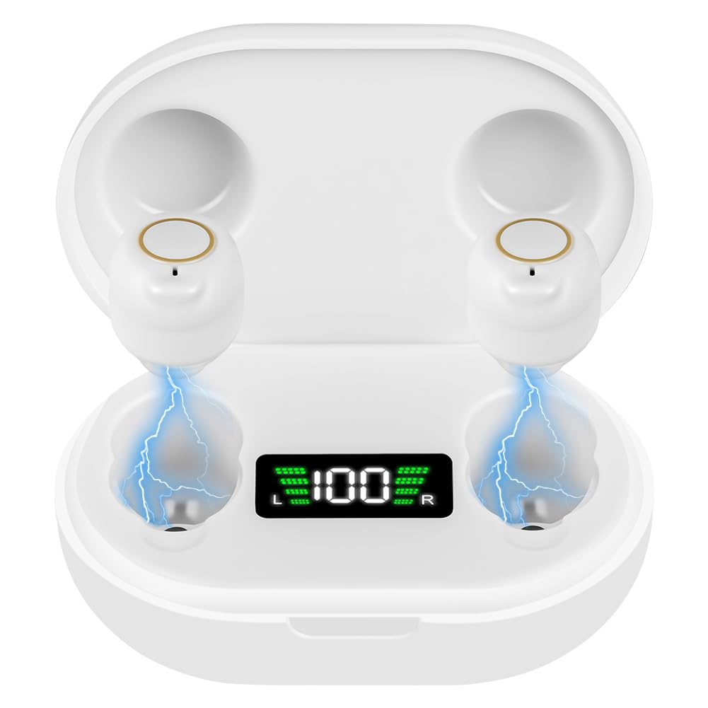 Aolso Mini Digital Sound Aid Voice Enhancer, Rechargeable Sound Headphones for Seniors