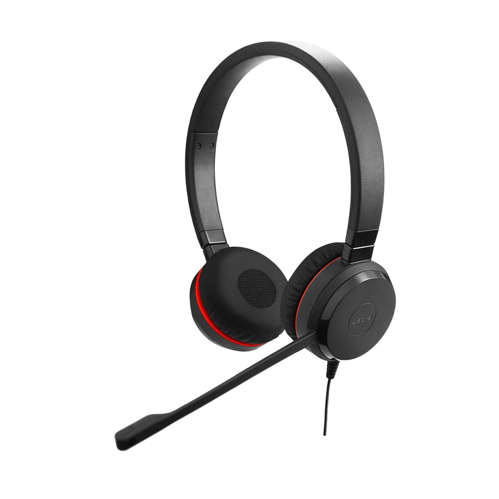 Jabra Evolve 30 MS Stereo Headset Ã¢Â€Â“ Microsoft Certified Headphones for VoIP Softphone