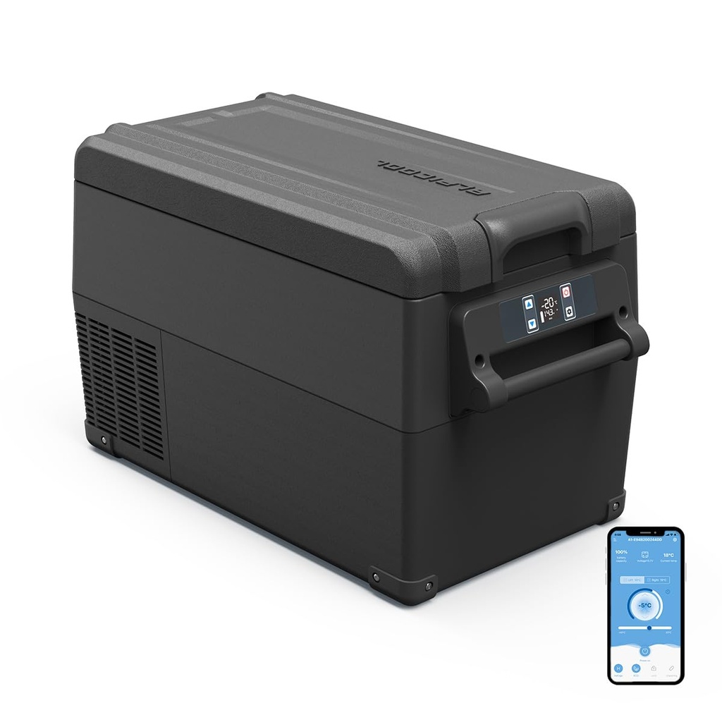 Alpicool CF55 55L Compressor Car Refrigerator, Portable Camping Fridge DC 12v Freezer for Tr