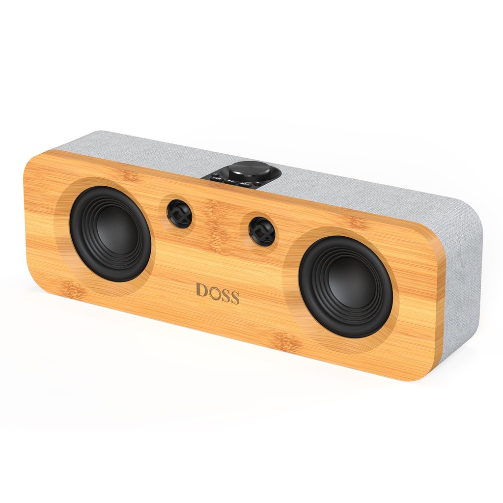 DOSS SoundBox H200 50W Home Bluetooth Speaker with Dual 3.5-Inch Woofers, Two 1-inch Tweete