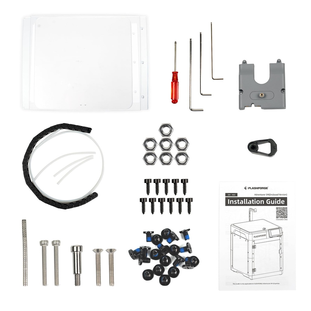 FLASHFORGE Adventurer 5M Enclosure kit, DIY Design, Suitable for Printing High Temperature F