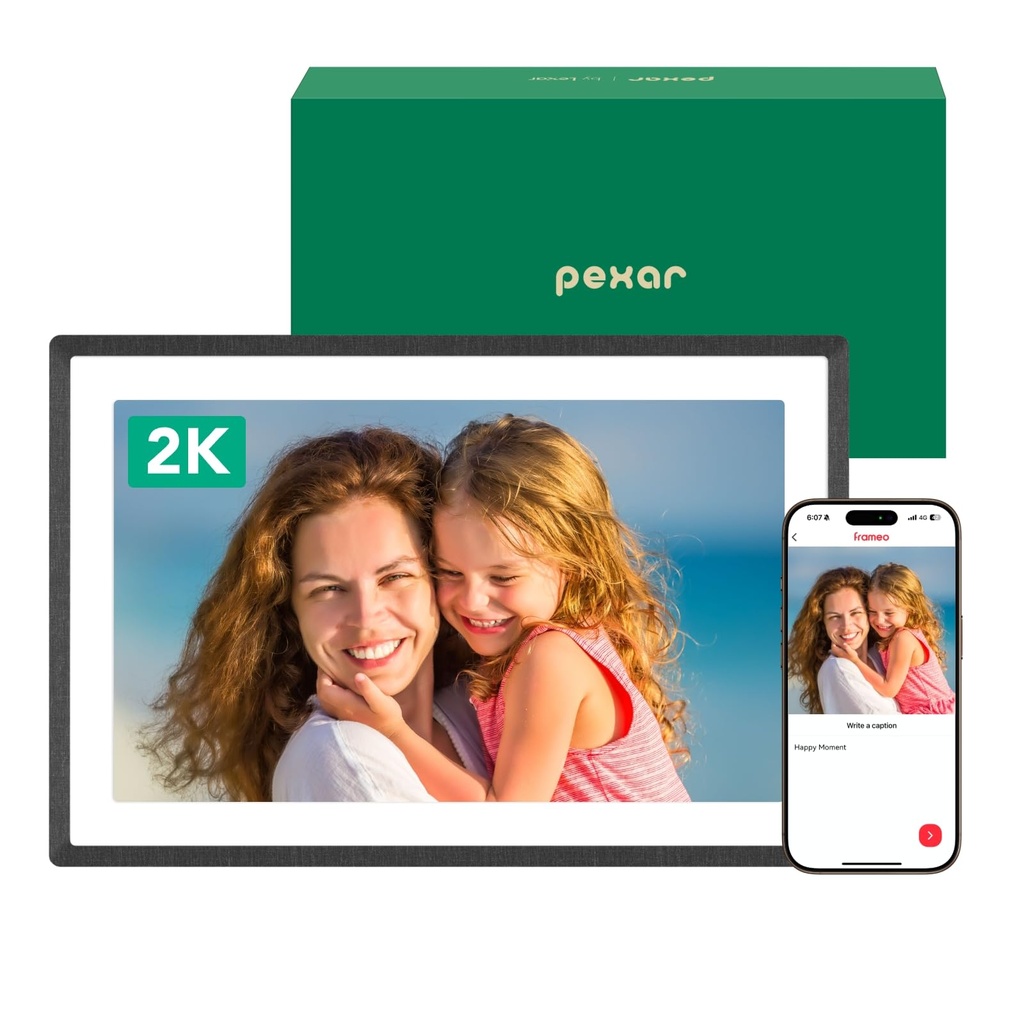 pexar by Lexar WiFi Digital Picture Frame 11 | Yahoo Tech Best Tested Frame 2026 | 2K