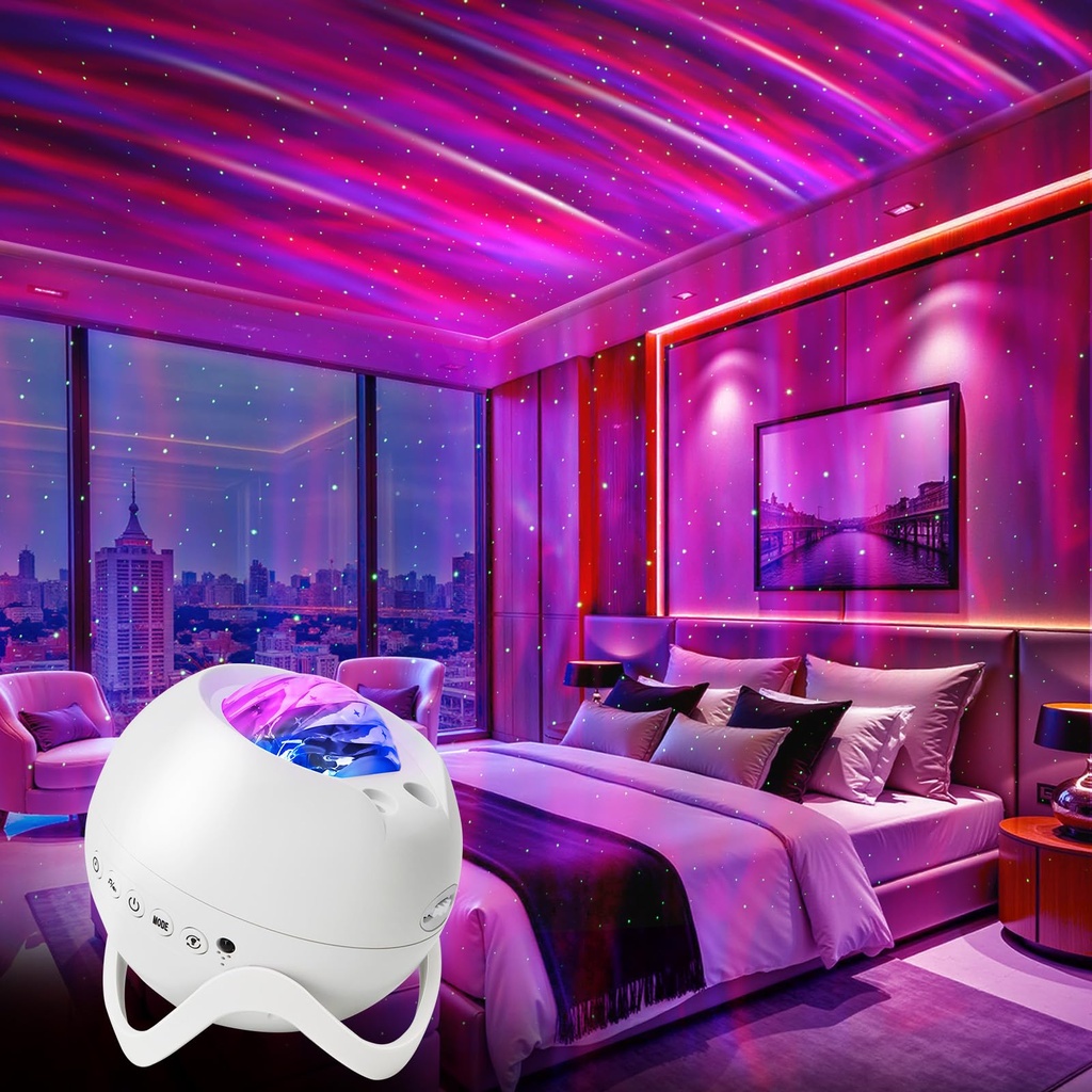 Star Projector, Galaxy Projector with Bluetooth Speaker, Remote Control, Timer, 360Ã‚Â° Pan