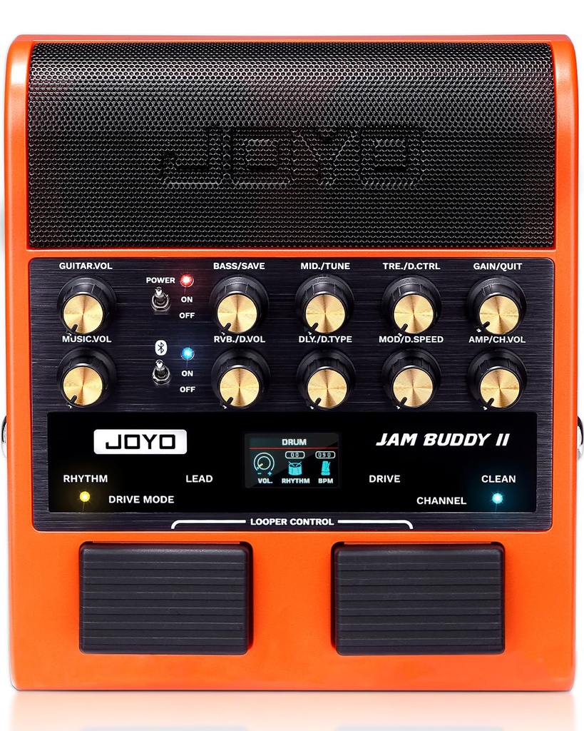 JOYO 10W Portable Guitar Practice Amp & Multi-Effects Pedal Combo Amplifier with Footswitch