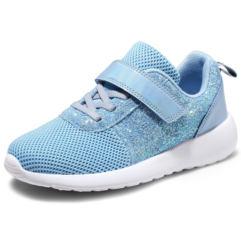 Girls Trainers Kids Athletic Shoes Toddlers Glitter Casual Lightweight Sneakers Sports Shoes