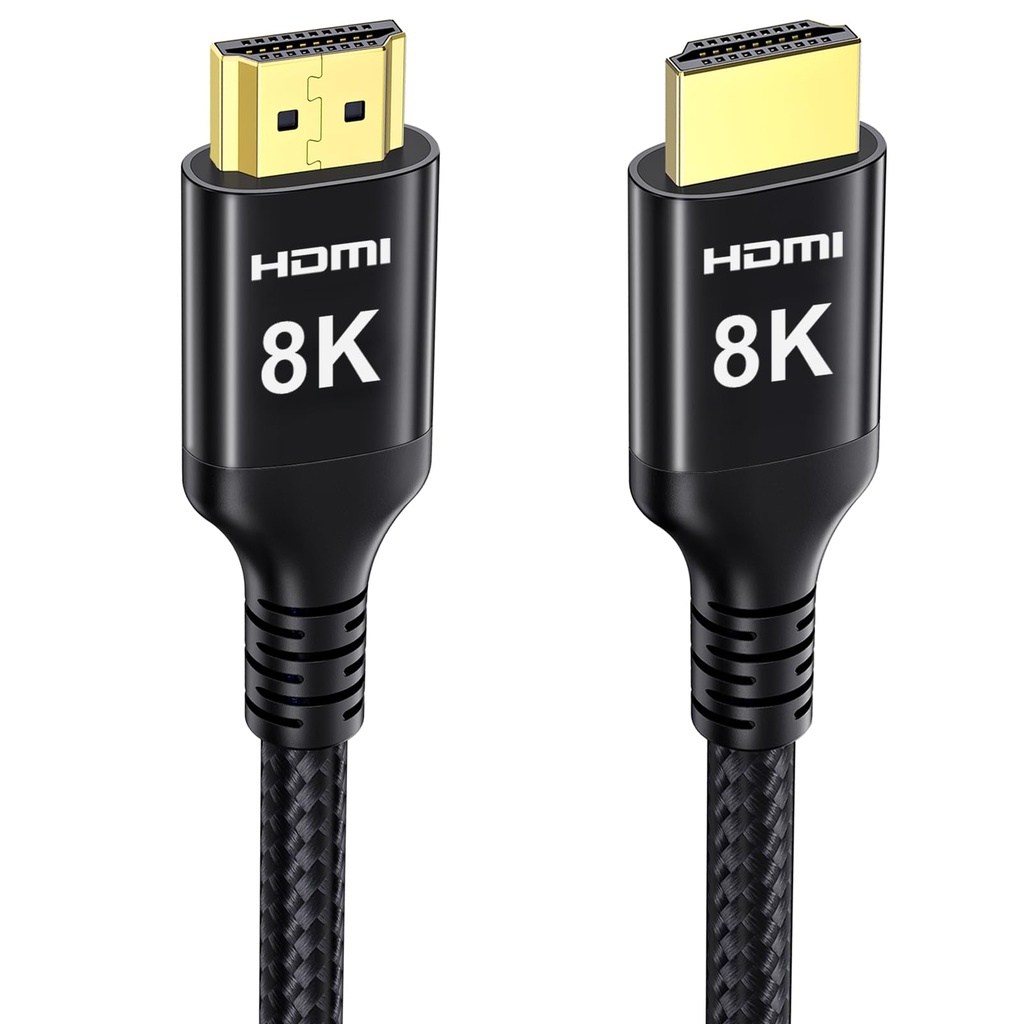 Etseinri 8K HDMI Cable 10M, 8K 4K 30Hz High Speed HDMI Cable eARC HDR10 HDCP 2.2 D-olby Atm
