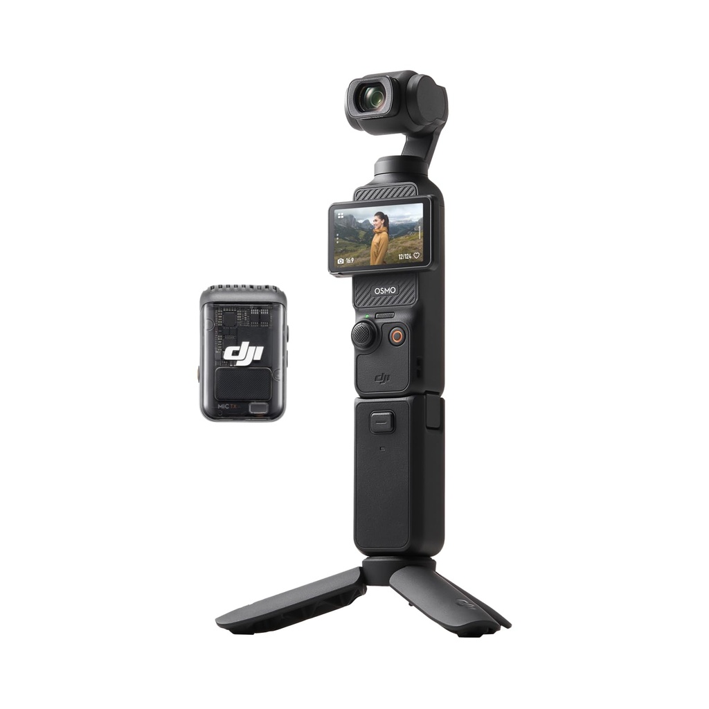 DJI Osmo Pocket 3 Creator Combo, Vlogging Camera with 1'' CMOS & 4K/120fps Video