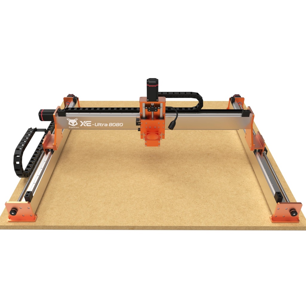 FoxAlien XE-Ultra 8080 CNC Router Machine with NEMA 23 Closed-Loop Stepper Motor, Large Siz