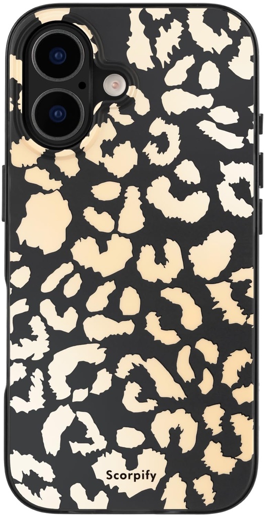 SCORPIFY for iPhone 17 Air Case [Compatible with MagSafe] with Matte Skin Tone Leopard Prin