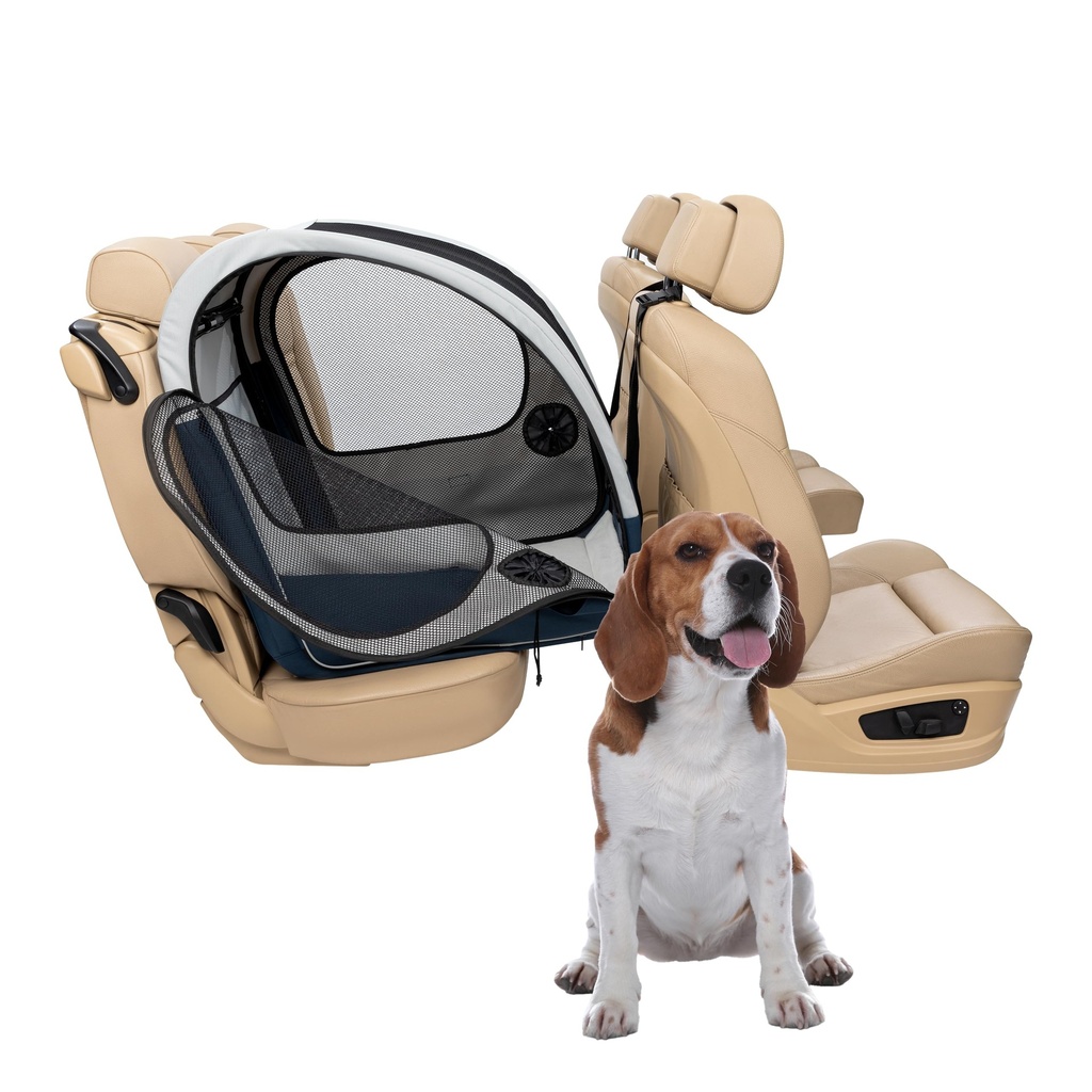 PetSafe Happy Ride Collapsible Travel Crate - Safe Travel Containment with Heavy Duty Alumi