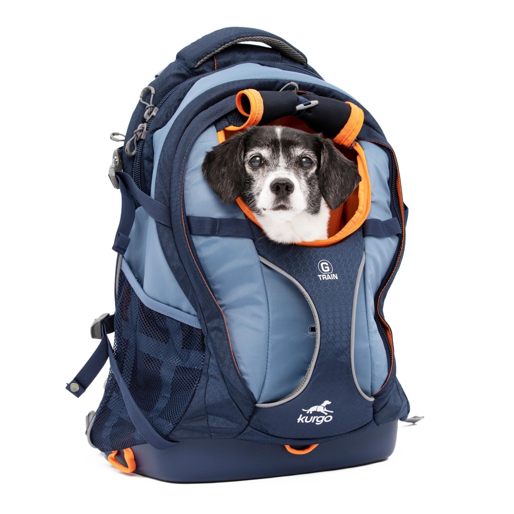 Kurgo G-Train Dog Carrier Backpack for Small Pets, Backpacks for Dogs and Cats, Ideal for H
