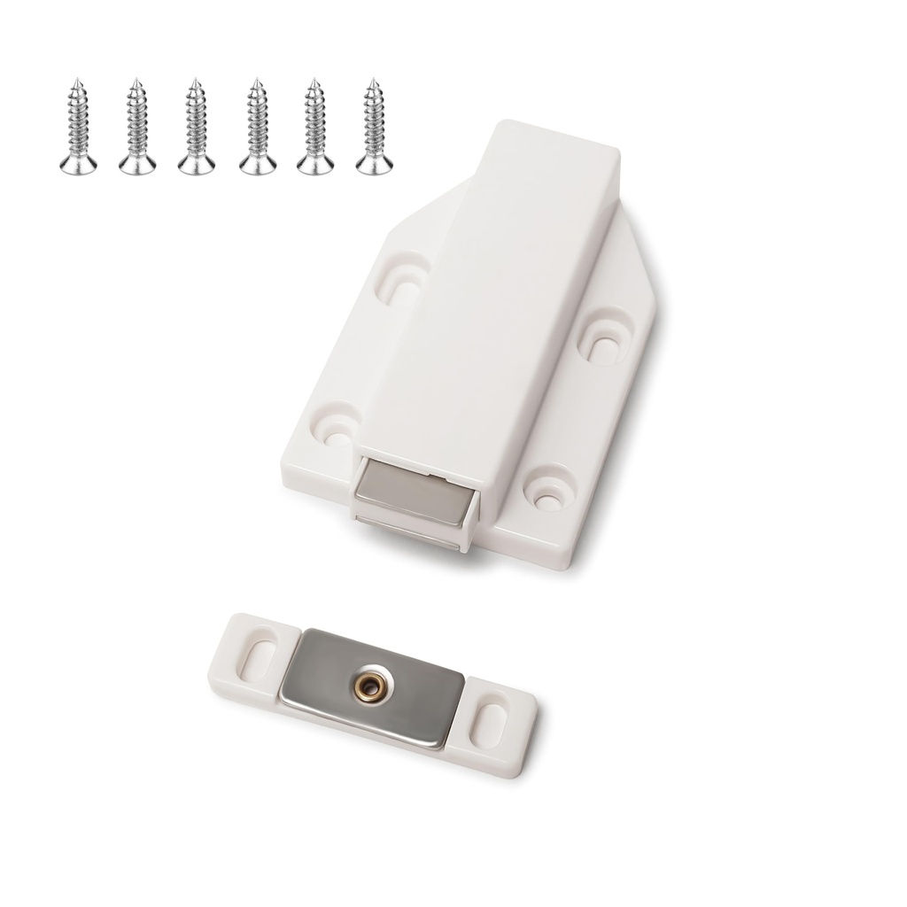 4 Pack Push Open Door Catches Push to Open Cabinet Latch Touch Open Kitchen Drawer Closer M