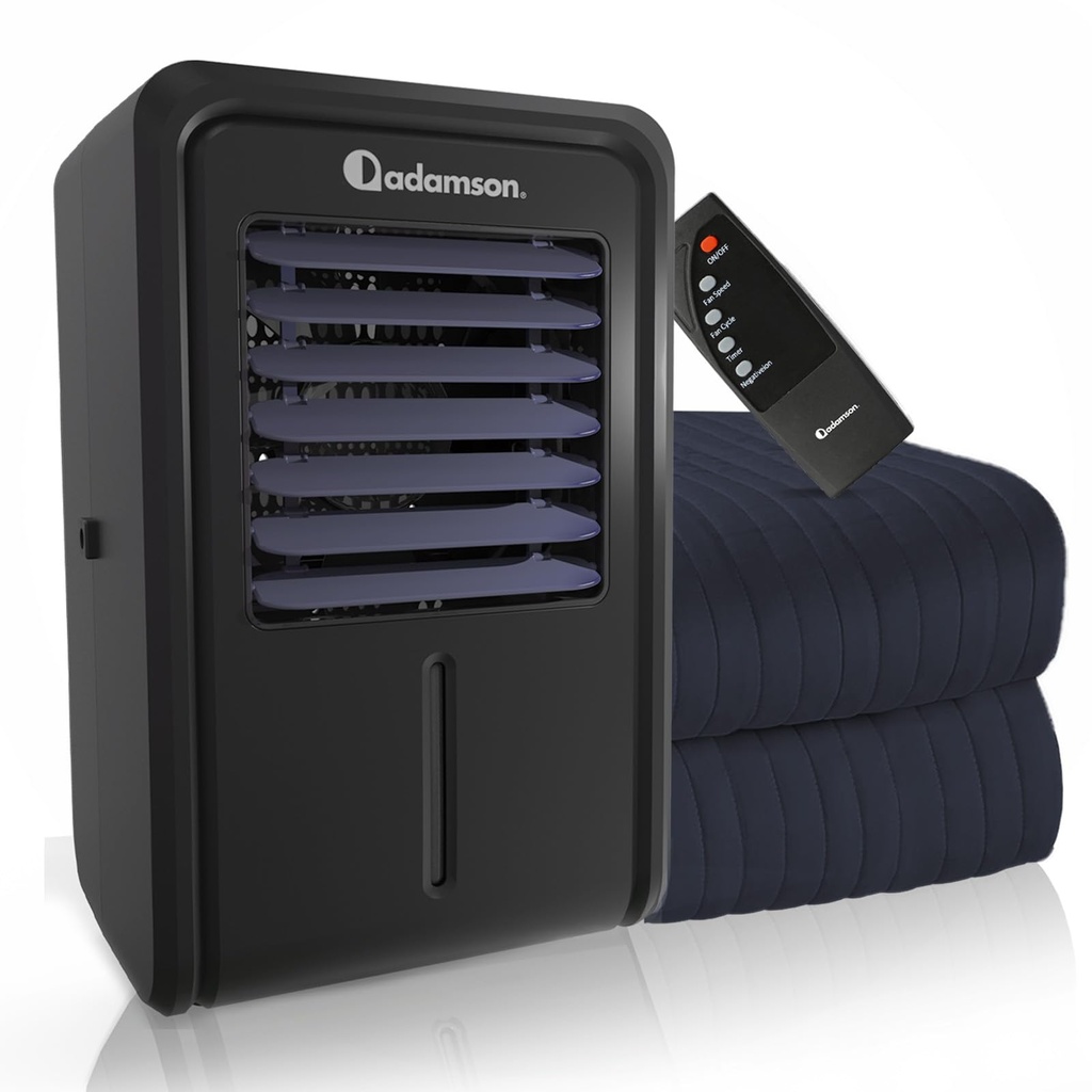 Adamson B10 Bed Cooling System - TWIN 75Ã¢Â€Â L x 39Ã¢Â€Â W - 100% Cotton Mattress Cooling
