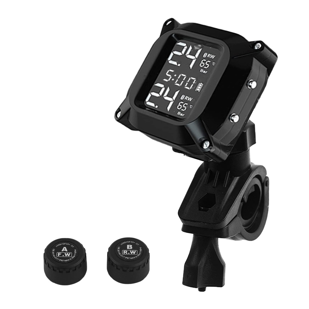 Tyre Pressure Monitor, Kikuo Tpms Tyre Pressure Monitoring System Car Safety Monitor with LC