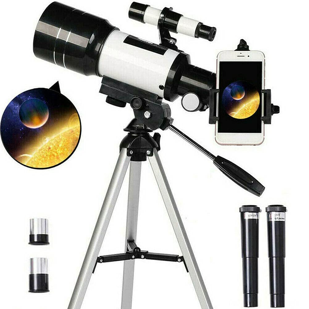 TUOKE Telescope for Astronomy Adult Kids Beginners, 150X Astronomical Refractor Telescope
