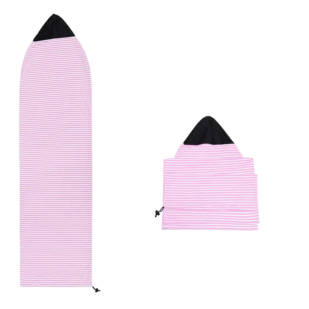 Xinpinzhou Surfboard Sock Cover for Longboard Paddleboard Surf Board Sup Paddle Board, 7.6