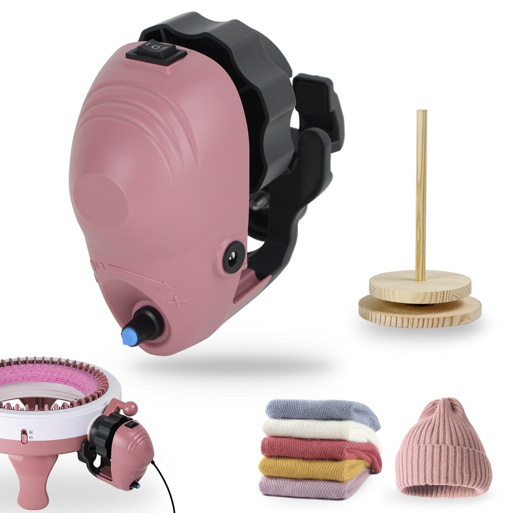 Tarotoo Knitting Machines Adapter with Yarn Holder, Electric Knitting Machines Adapter
