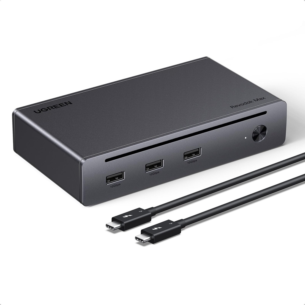 UGREEN Thunderbolt 4 Dock, Revodok Max 208 (8-in-1), Single 8K or Dual 4K 60Hz Display, 85W