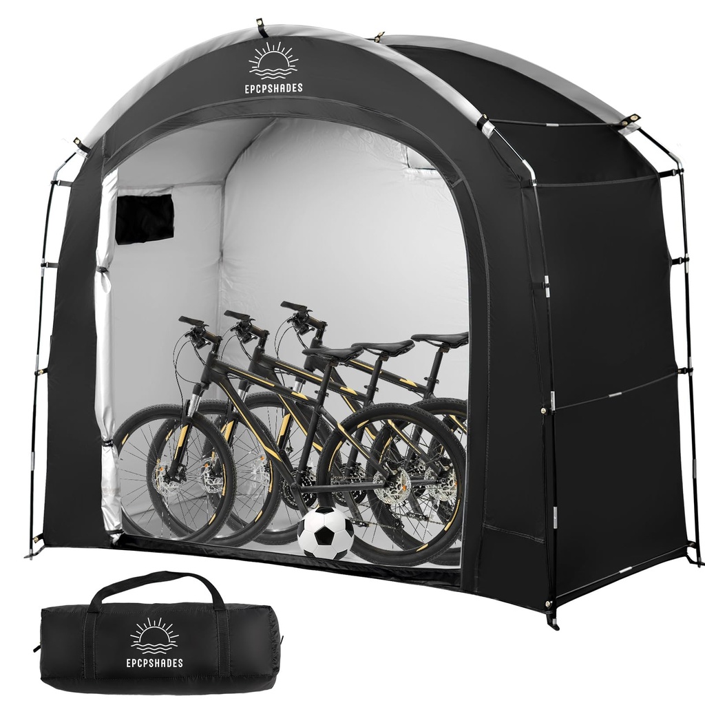 EPCPSHADES Bike Storage Tent sheds for Outdoor,Waterproof Anti-UV Bike Storage Tent Bicycle