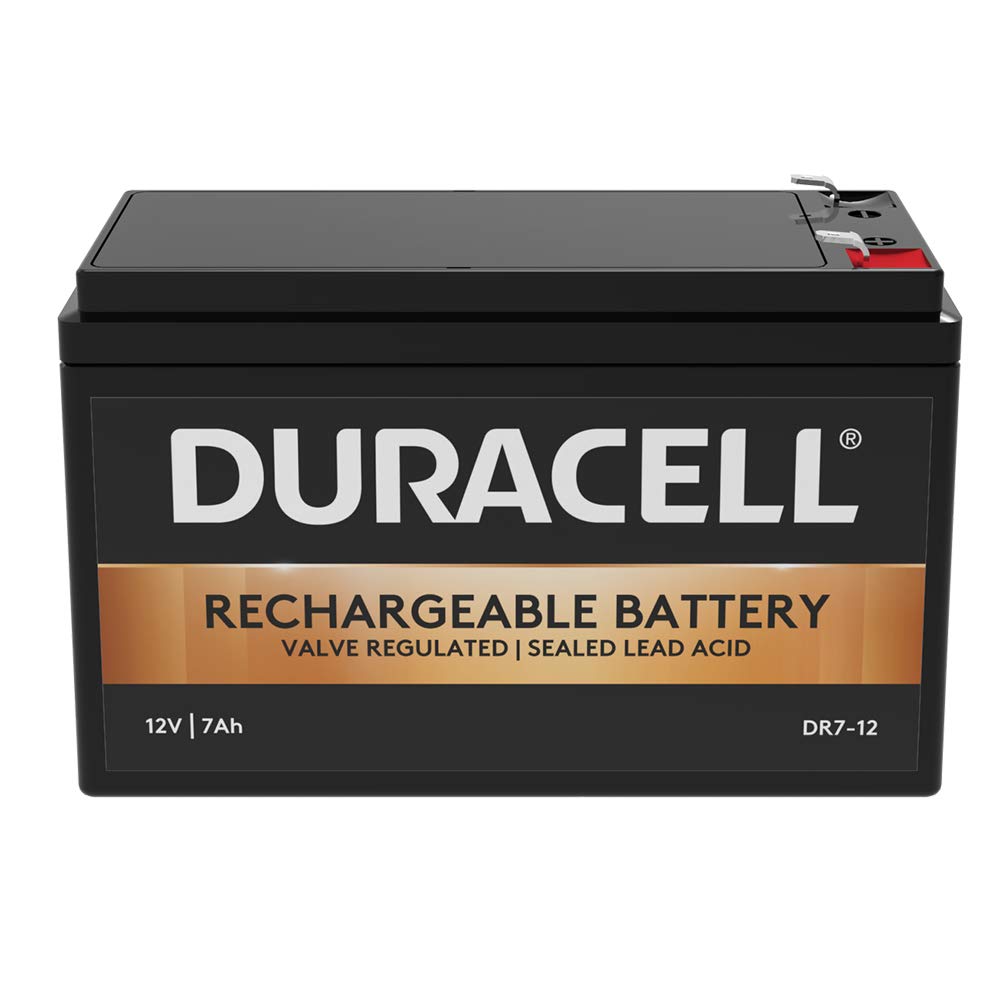 Duracell Original DR7-12 12V 7Ah Sealed Lead Acid Rechargeable Battery UPS Home Alarm