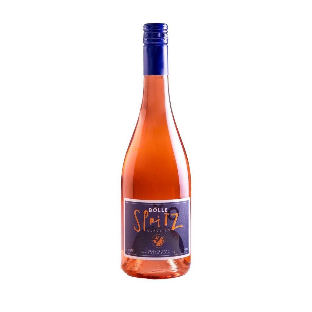BOLLE Spritz Classico Non-Alcoholic Cocktail | Premium Ready-to-Drink Aperitif | Less Than 0.5% ABV