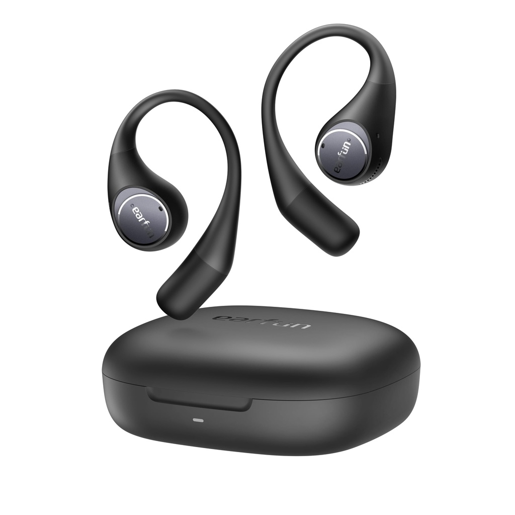 EarFun OpenJump Open Ear Headphones, Wireless Earbuds with Ergonomic Earhook, Hi-Res Sound,