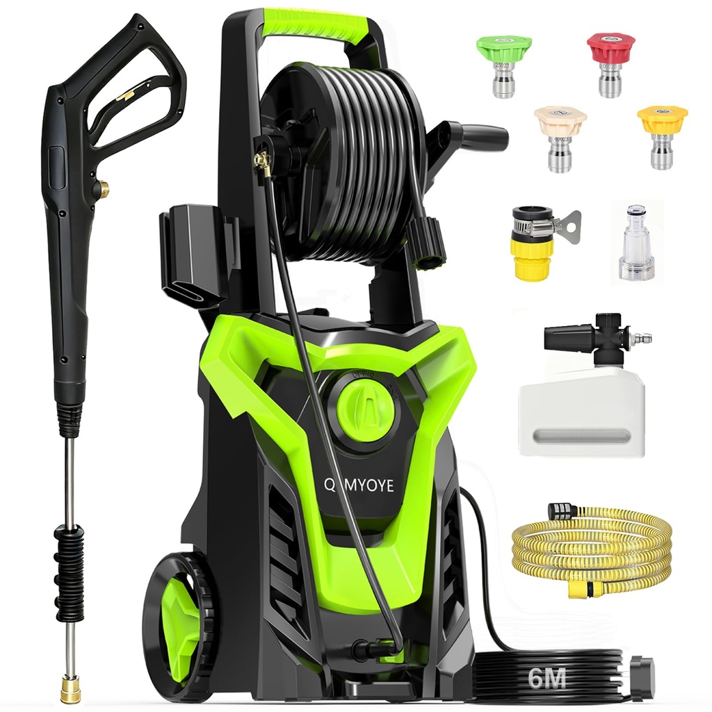 Pressure Washers, 2000W 160Bar High-Pressure 540L/H Flow Rate Jet Washers/Pressure Washers w