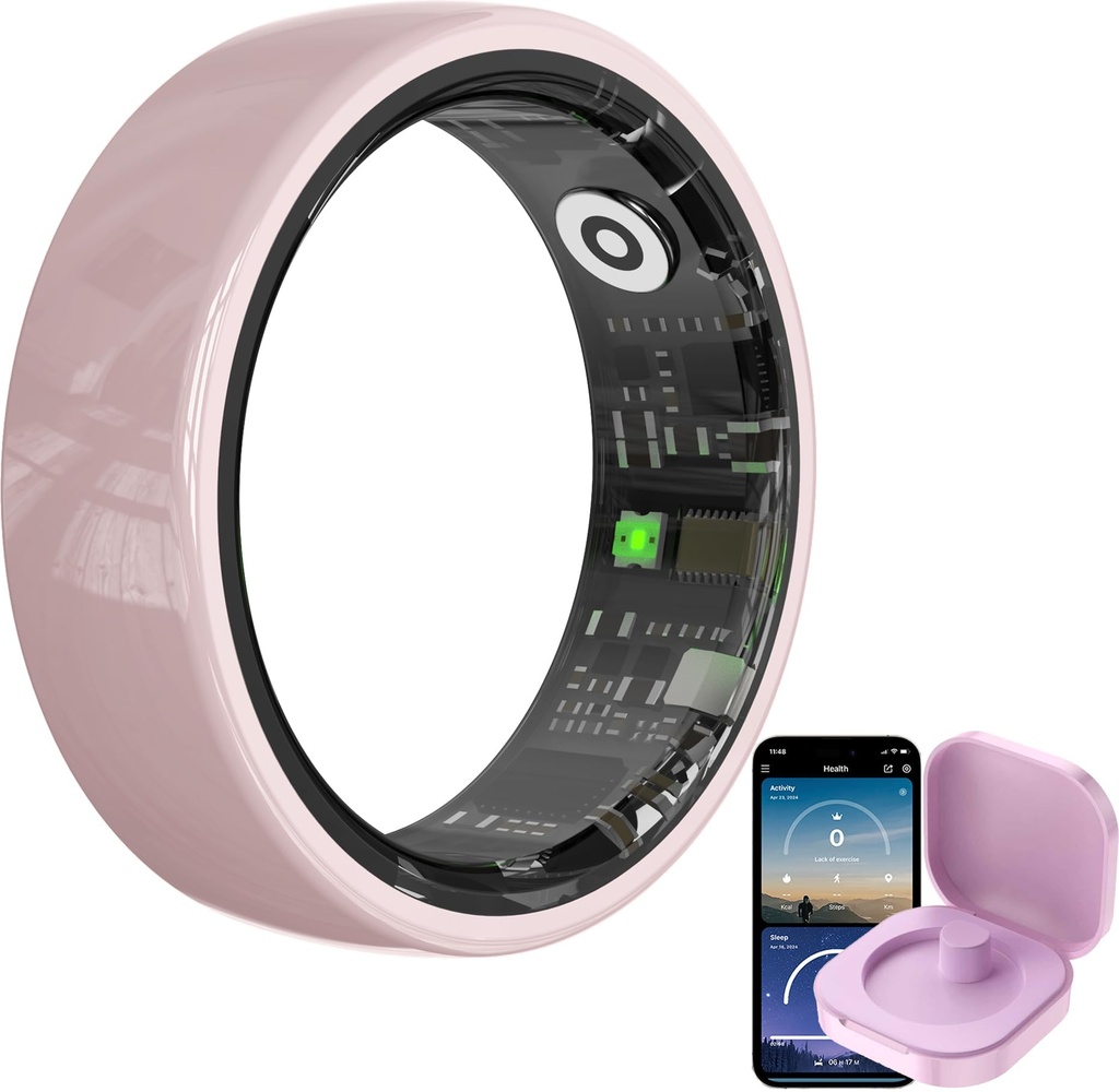 findtime Smart Rings for Women Ladies Couple Ring Heart Rate Monitor Sleep Tracker Men Fitness