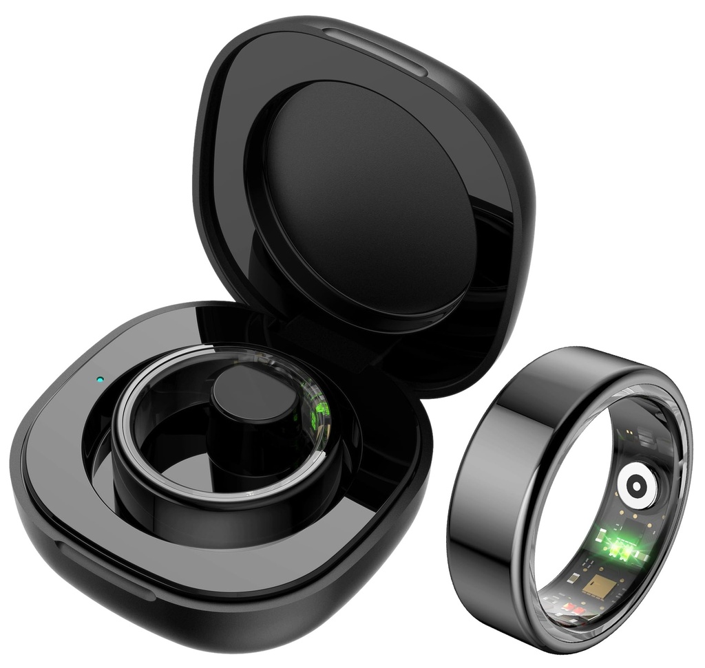 Smart Ring Heart Rate Monitor Sleep Tracker Health Ring Blood Oxygen Pedometer Calorie Step