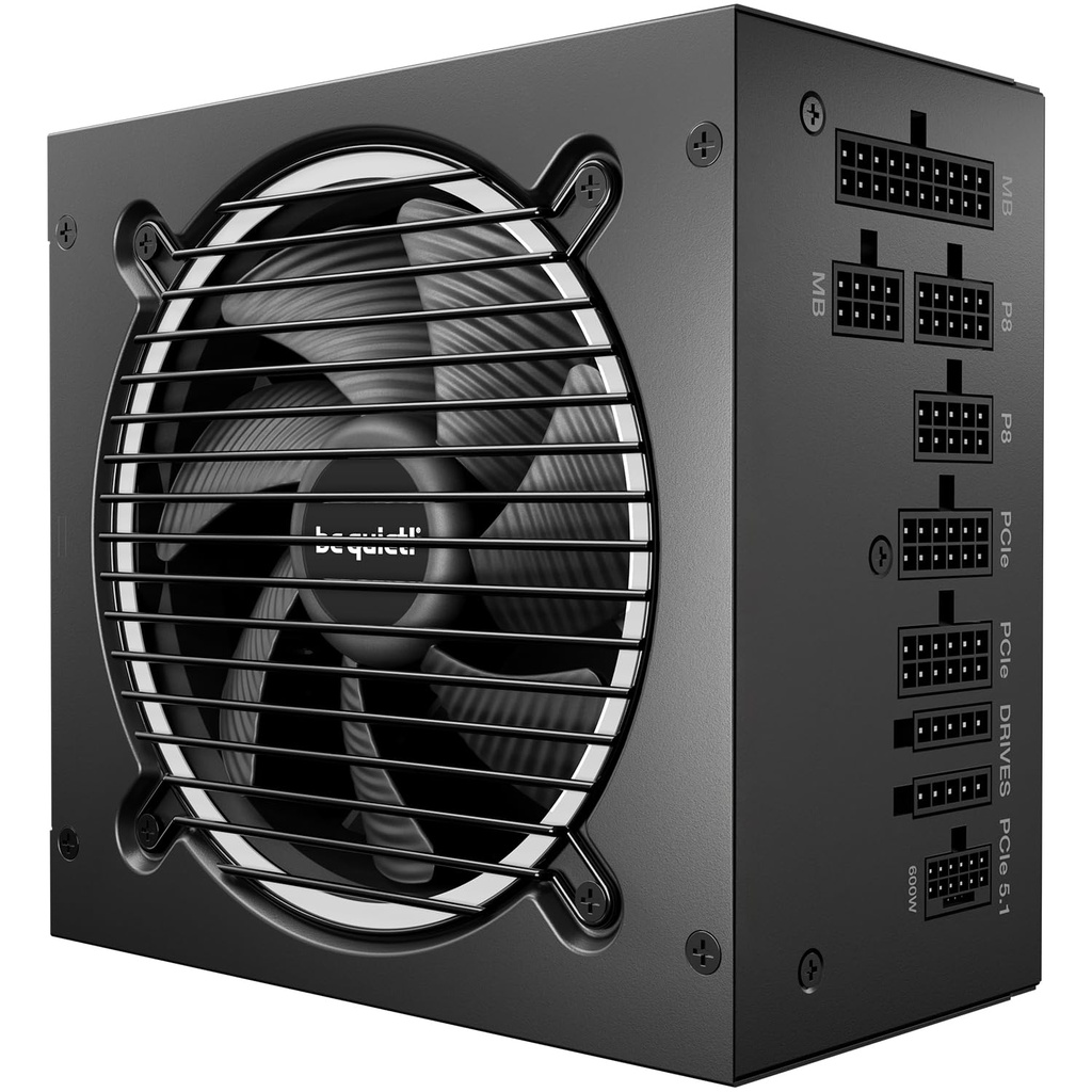 be quiet! Pure Power 13 M 750W Power Supply, 80 PLUS?Â« Gold Certification, ATX 3.1 PSU, Su