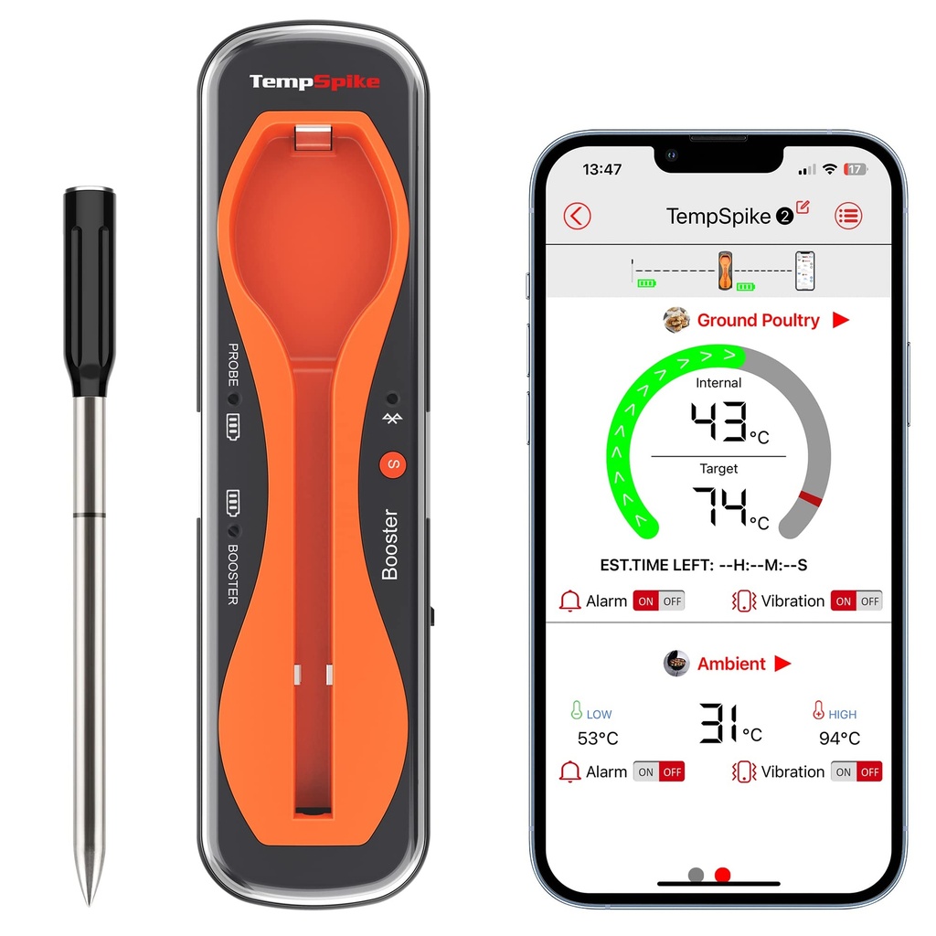 ThermoPro TempPro 150m Range Truly Wireless Meat Thermometer