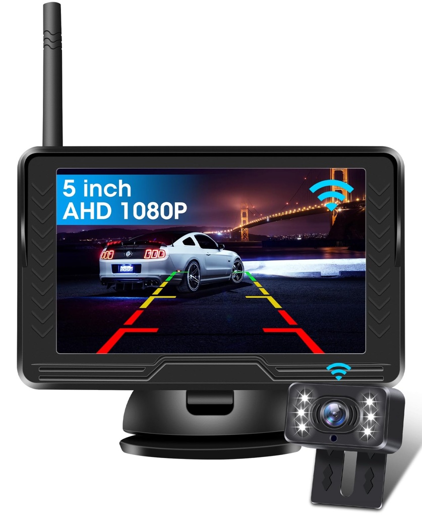 Jansite Stable Signal Wireless Reverse Camera AHD 1080P Reversing Camera