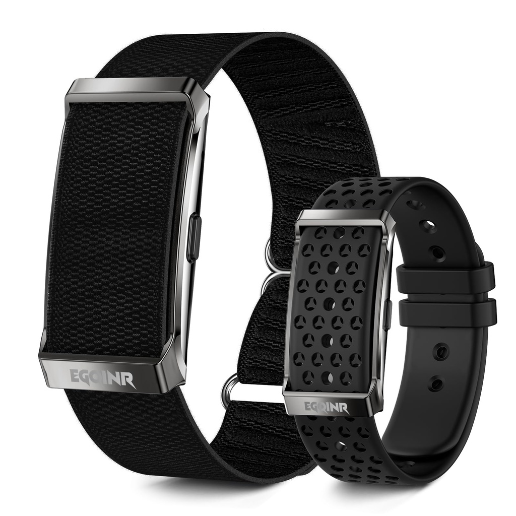 EGQINR Upgrade Smart Bracelet for Men Women, Fitness Trackers, 24/7 Continuous Heart Rate