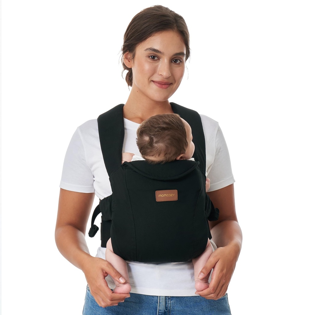 Momcozy Newborn Carrier WeeSnug- Lightweight and Cozy Comfort for 3.2-11.3kg, Ergonomic Cros
